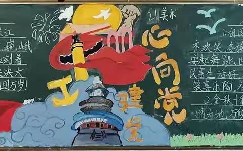 2022年下学期第二刊“迎国庆，庆国庆”黑板报评比结果