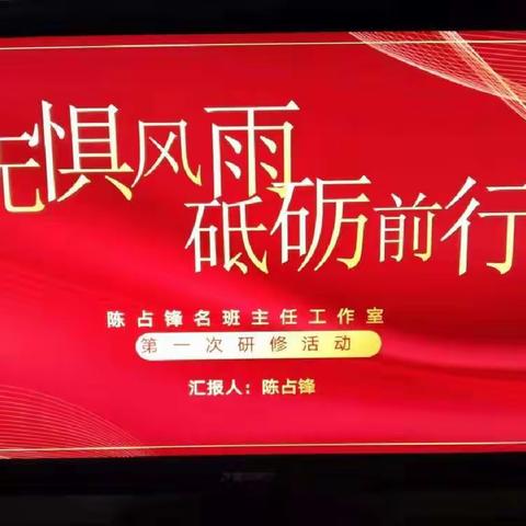 无惧风雨，砥砺前行——名班主任工作室教研心得体会