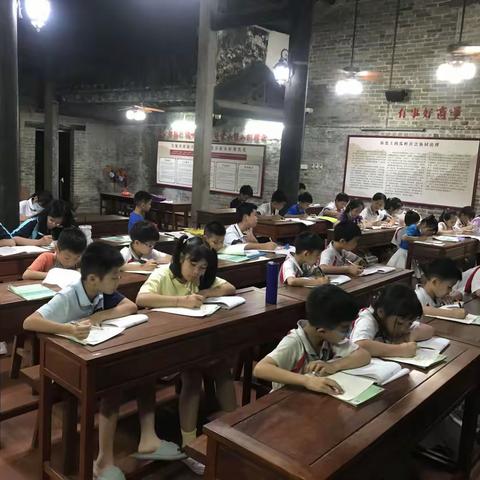 龙之堂文化～书法教育走进瓜岭村（软笔第六周）
