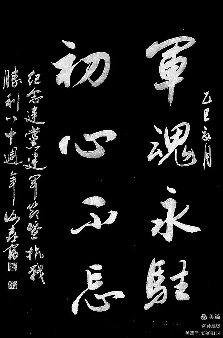 庆八一  抗日战争胜利80周年书画摄影作品展(图7)