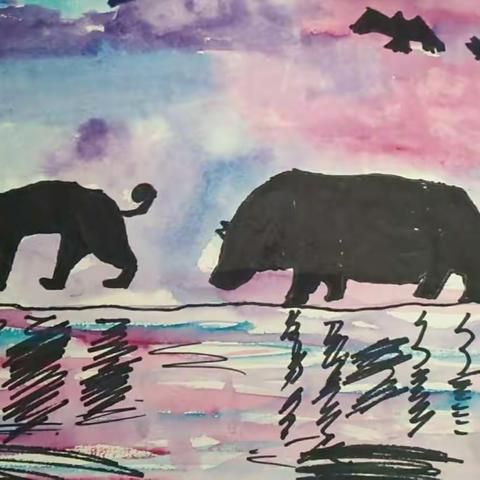 好久没看到画的画，今天看到有点小惊喜