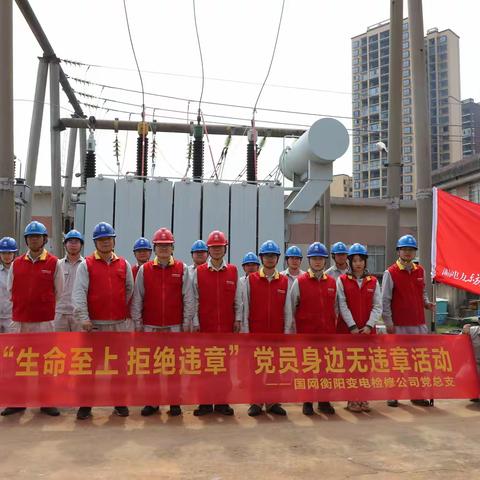 国网衡阳变电检修公司：党员先锋亮身份，同心戮力保安全