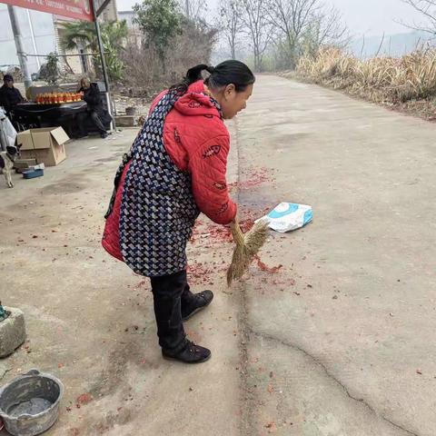 大屋咀村环境卫生整治工作