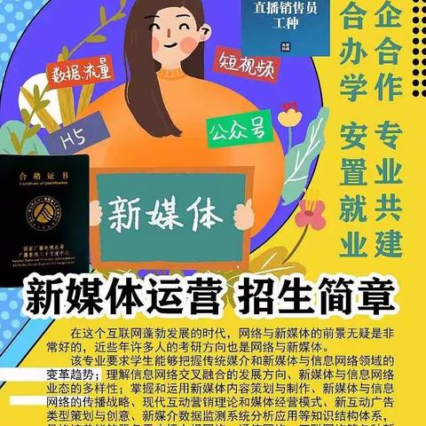 2020年山西省临汾市隰县职业中学新媒体运营专业招生简章