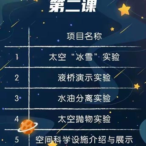 走进天宫课堂，感受奇妙太空