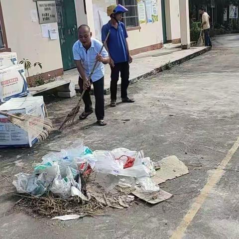 龙密村委会人居环境卫生整治工作情况