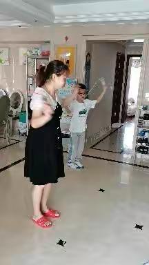 温州籀园小学小荷之家班暑假亲子运动篇，2021（4）班戴子皓