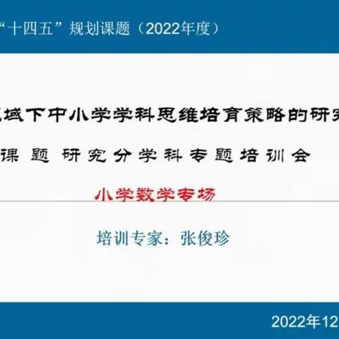 磨刀不误砍柴工一一西关小学六年级数学疫情下的教师研修