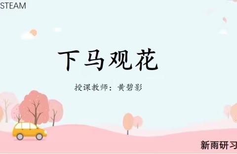 课程五《下马观花》——湛江市第十七中学新雨研习社《玩转steam》