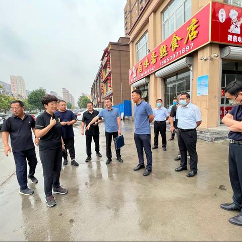 市委宣传部精神文明建设二科科长、四级调研员马宇受邀到定陶区调研指导市场专项创城工作