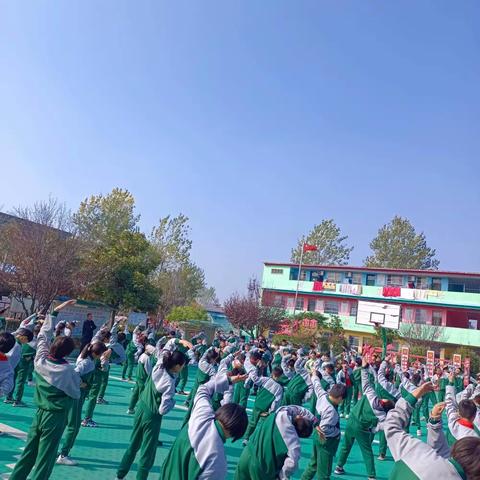 杨庄户乡英才少年学校2022年首届英才杯“双操”比赛剪影