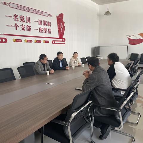 莒南公司党支部书记到双报道社区调研
