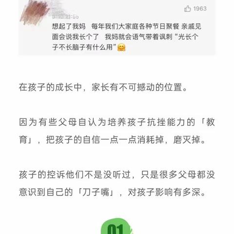 《你骂孩子，他不会停止爱你，却会停止爱自己》——灵武市第十幼儿园线上大讨论