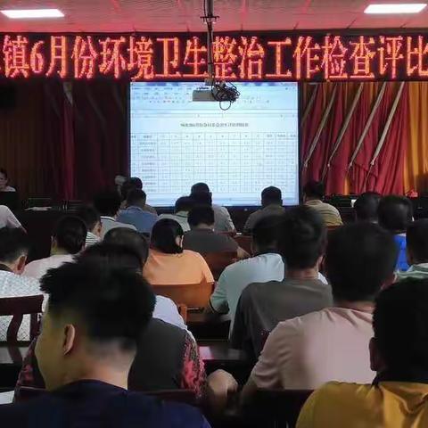 响水镇召开农村环境卫生检查评比工作通报会