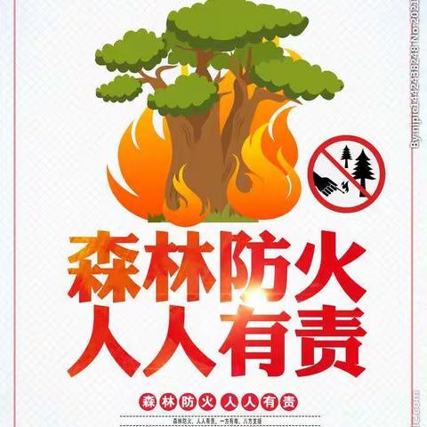 干晴天气持续，森林防火要记牢！