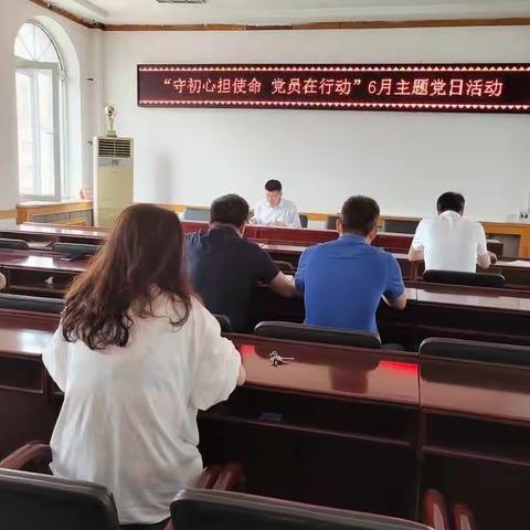 自然资源局银州分局开展“守初心担使命党员在行动”6月主题党日活动