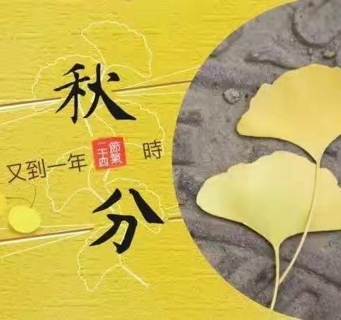 “秋分至，木叶落，秋意浓”——淇县朝歌幼儿园淇水嘉园分园二十四节气主题活动