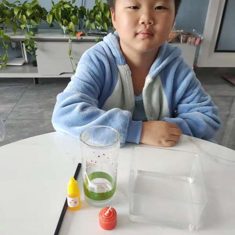 科学小实验《会爬升的水》