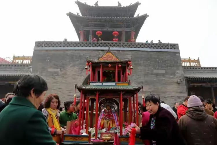 三月三日 霍州之行民俗文化活动 逛庙会(火星聖母诞辰)寿纪实