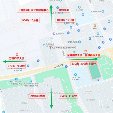 马连洼北路1号院社区一刻钟便民生活服务圈
