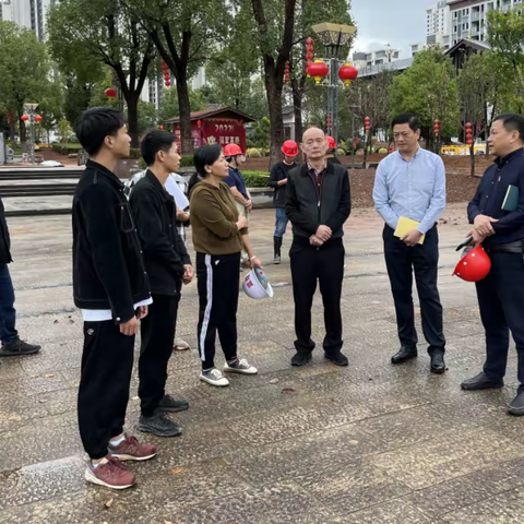 生态工贸区管委会领导实地调研推进重点项目建设