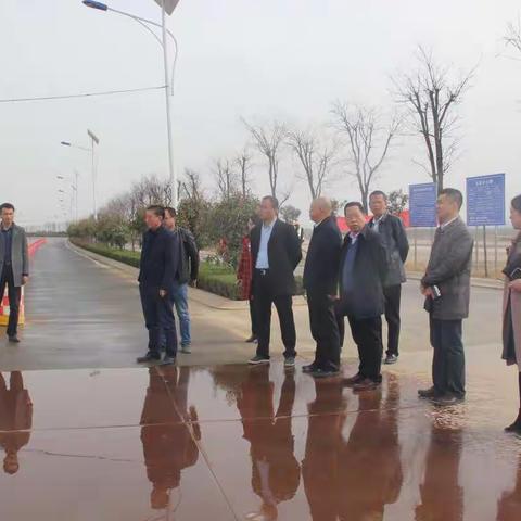 管委会副主任蒋展宏带队调研杨凌渭河采砂有限责任公司