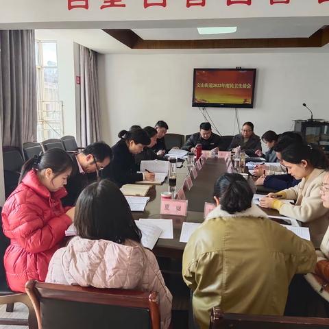 文山街道召开2022年度民主生活会