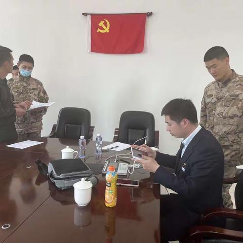 三山建行为驻核电武警部队提供上门服务