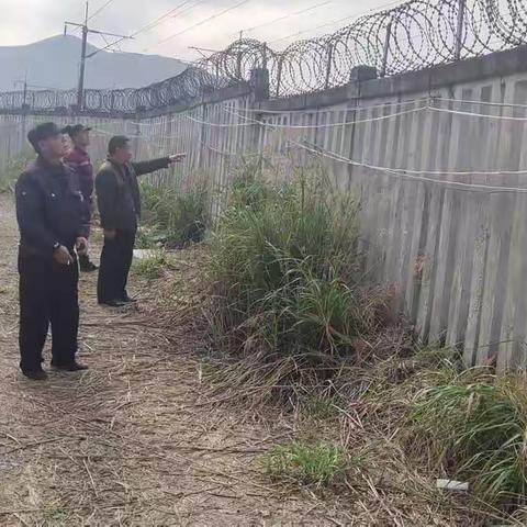 常山开发区开展护路巡防工作