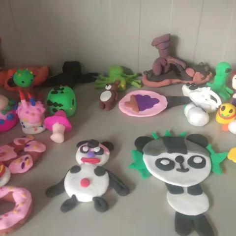 我们一起来动手，粘土社团，丰富孩子们的生活  ——上店镇中心小学粘土社团活动影集