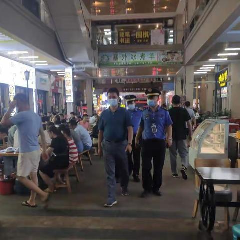 林琪局长带队开展社会面管控及西海岸贯通工程市容市貌巡查