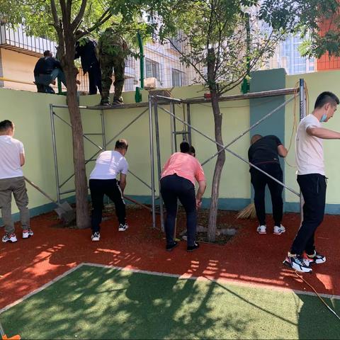 一年级打扫卫生掠影