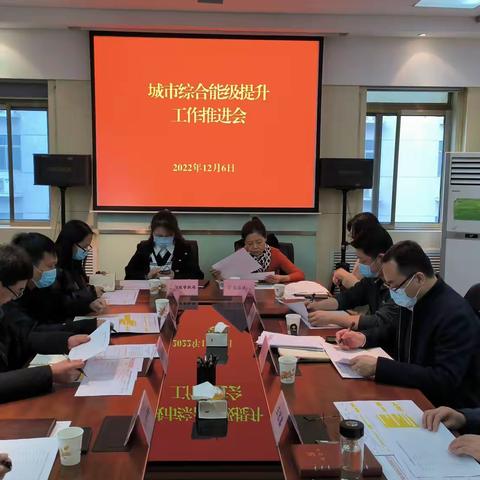 新城区城市综合能级，提升组召开专题推进会