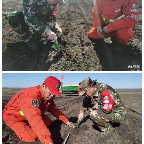 “抢时播种、确保全苗”一场一中队春播工作圆满结束