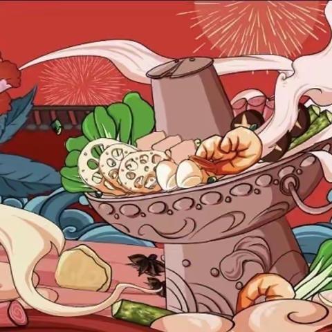 暖暖的火锅！满满的爱！ 信州区万嘉幼儿园小一班“火锅节”