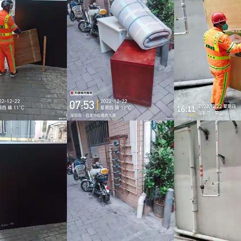 2022年12月22日桃源街道环卫项目工作日报