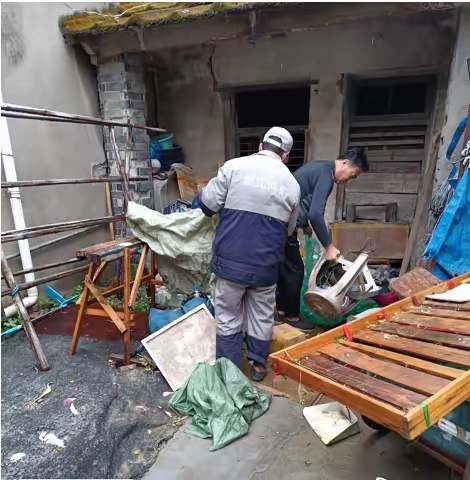 【玉海街道】宾阳门社区开展背街小巷卫生整治活动