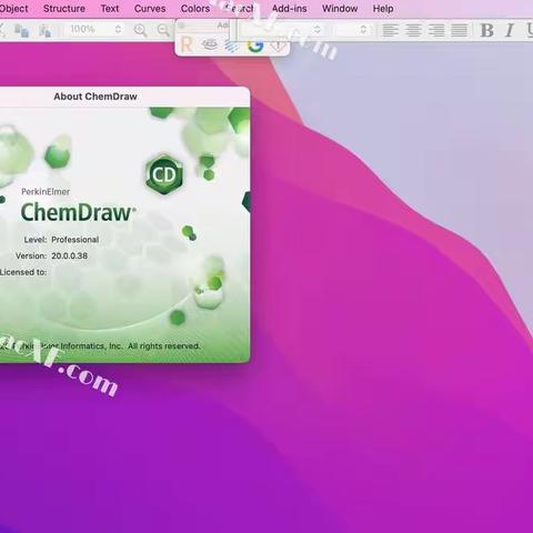 ChemDraw Professional 20 Mac/win(化学绘图软件)v20版