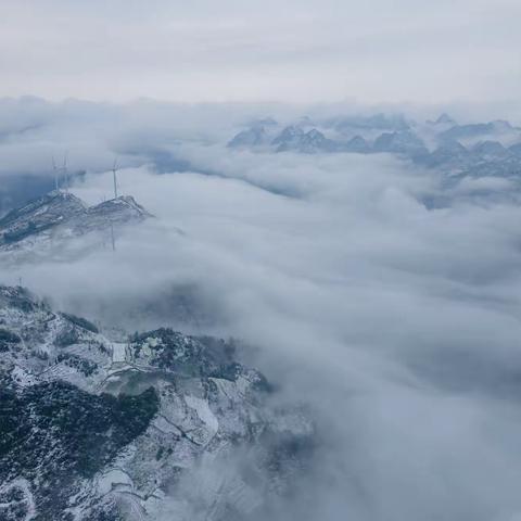 册亨春天的雪如期而至