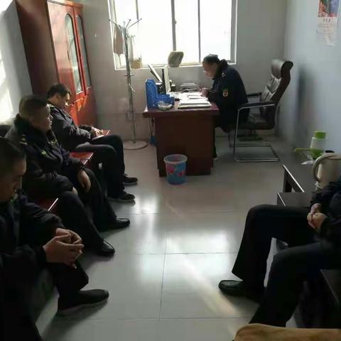 岳家庄中队12月23日工作日志