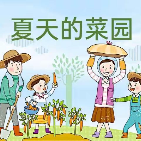 芽芽班主题活动《夏天的菜园》