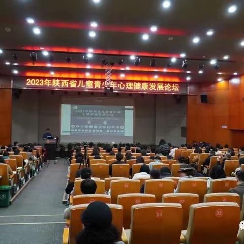 协会动态 | 2023年陕西省儿童青少年心理健康发展论坛圆满结束