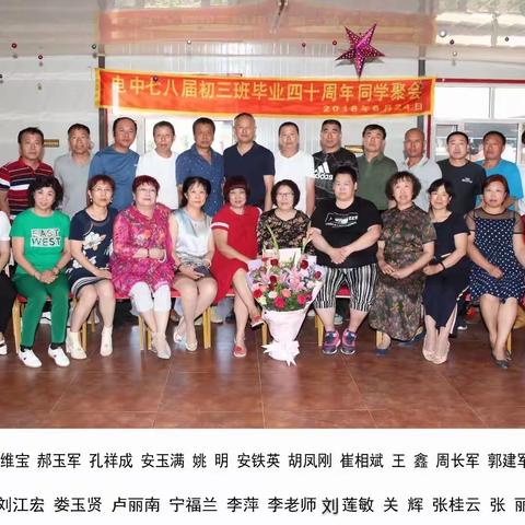 重温同学梦 再续同窗情……电中78届初三班毕业40周年同学聚会