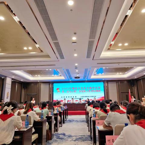 领巾绽新辉 绿叶发华滋——2022年湖南少先队总辅导员暨“青马工程”少先队工作者培训班