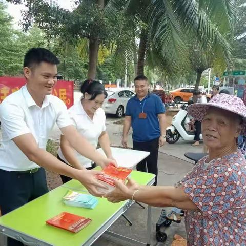 干沟村开展民法典法治宣传活动。