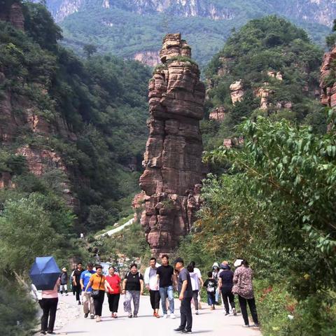 骑行天柱沟