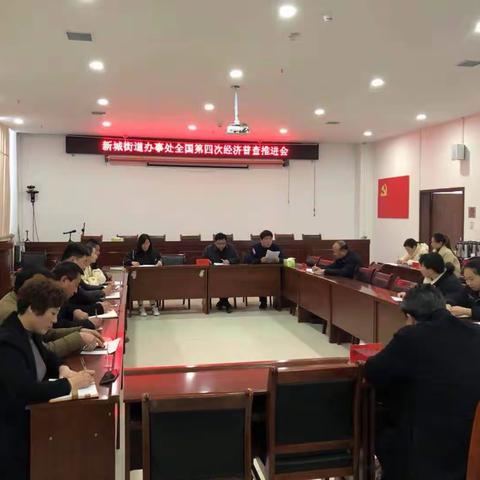 新城街道办事处召开“四经普”工作推进会