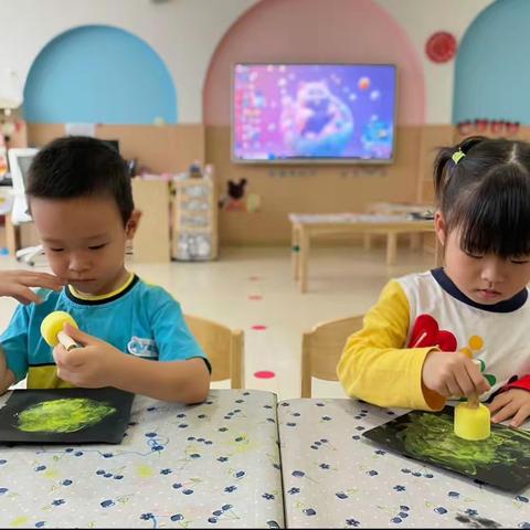 滨城区第八实验幼儿园❤️小五班迎双节✨月满中秋🌕双节同庆🇨🇳