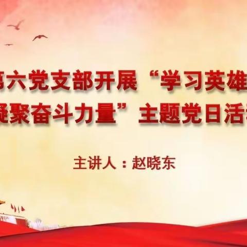 局第六党支部开展“学习英雄事迹凝聚奋斗力量”主题党日活动