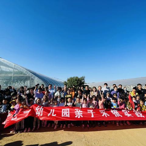 快乐采摘，释放童心——潍坊峡山二七一幼儿园大班级部亲子采摘实践活动